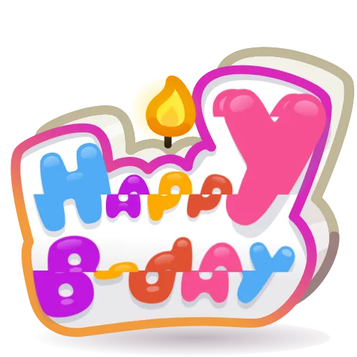 💎 Стикер «BDay Candle» для Telegram