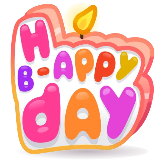 💎 Стикер «BDay Candle» для Telegram
