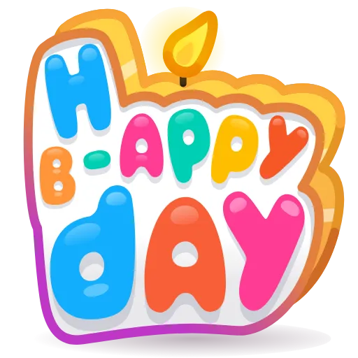 💎 Стикер «BDay Candle» для Telegram