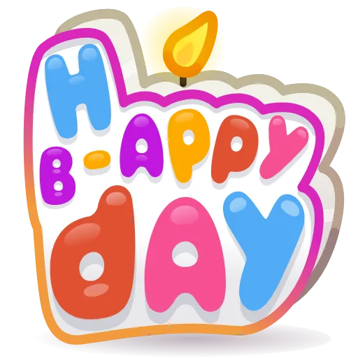 💎 Стикер «BDay Candle» для Telegram
