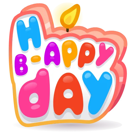 💎 Стикер «BDay Candle» для Telegram