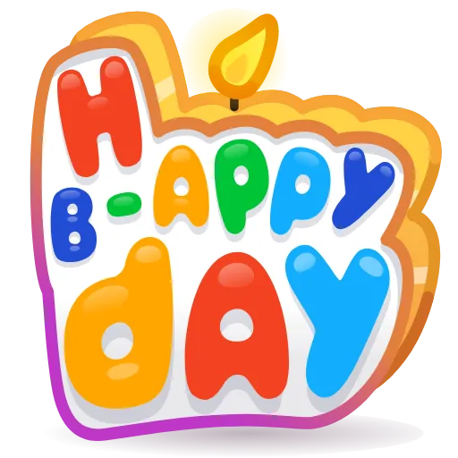 💎 Стикер «BDay Candle» для Telegram