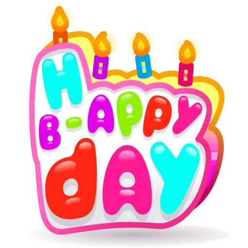 Стикерпак BDay Candle для Telegram