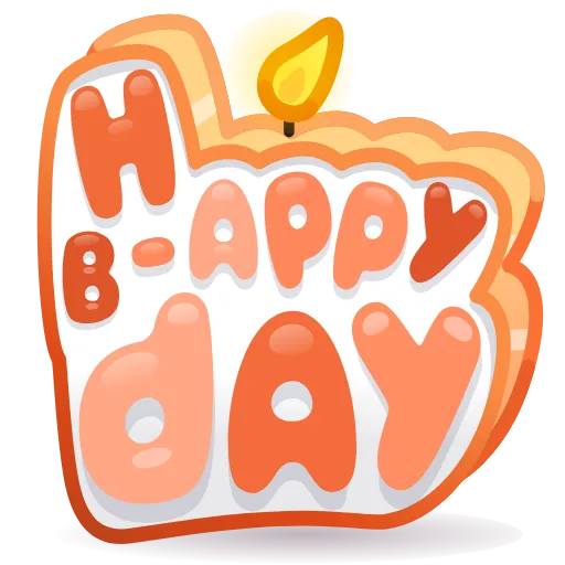 💎 Стикер «BDay Candle» для Telegram