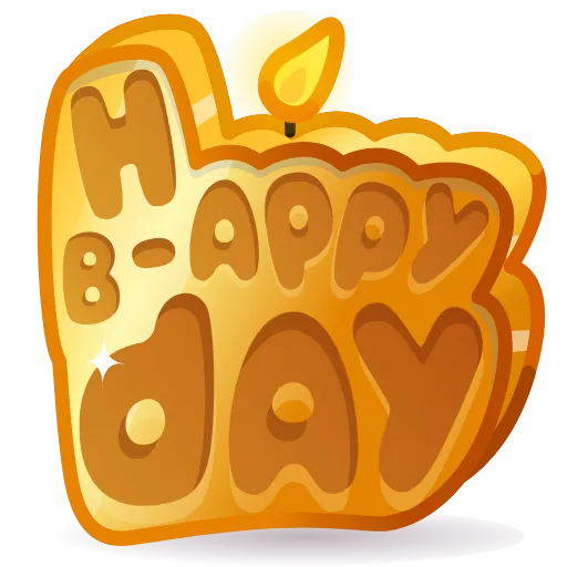 💎 Стикер «BDay Candle» для Telegram