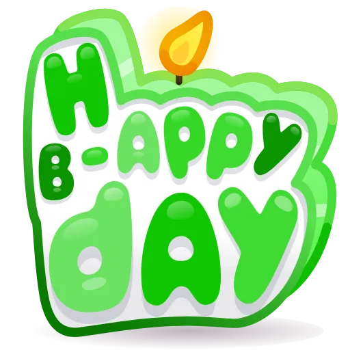 💎 Стикер «BDay Candle» для Telegram