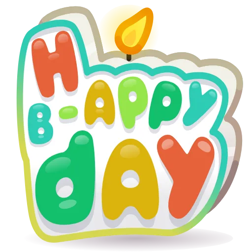 💎 Стикер «BDay Candle» для Telegram