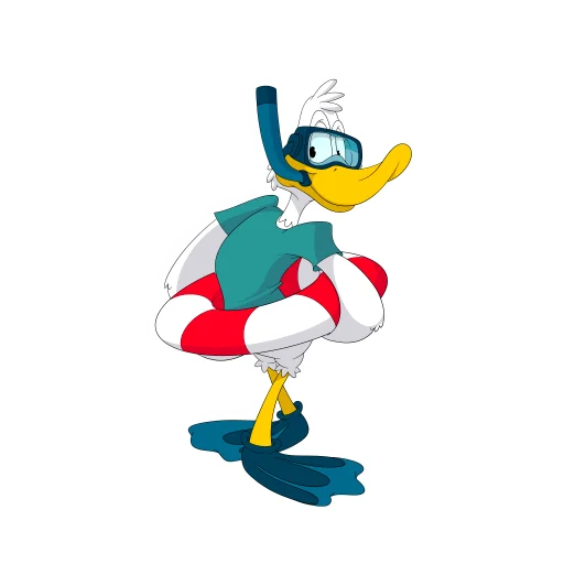 🏊‍♂️ Стикер «barduck» для Telegram