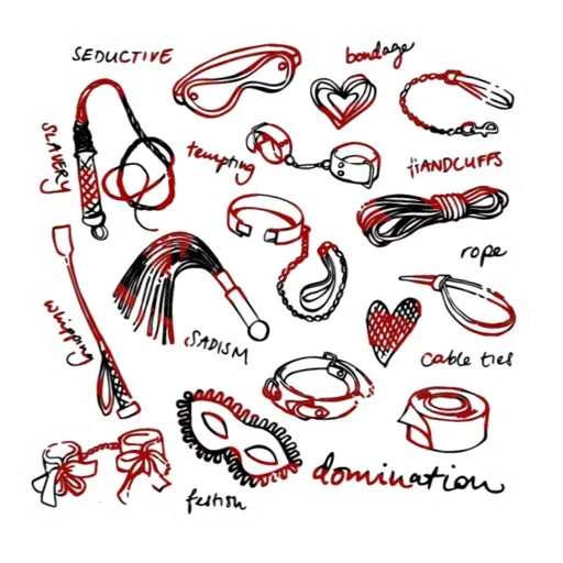 🤪 Стикер «BDSM toys» для Telegram