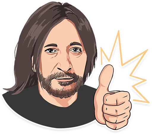 👍 Стикер «Bdva_band» для Telegram