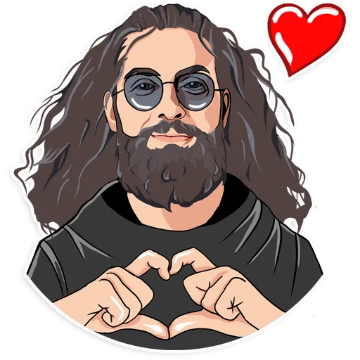❤ Стикер «Bdva_band» для Telegram