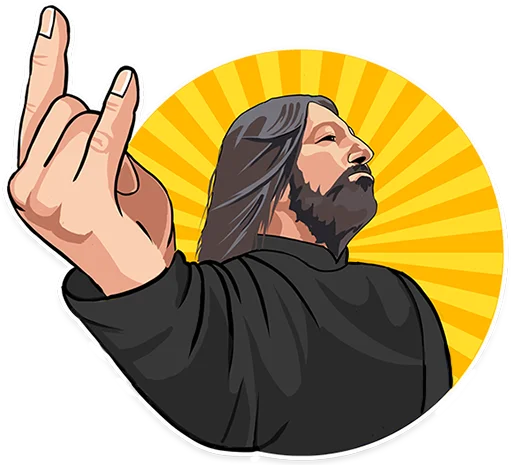 🤘 Стикер «Bdva_band» для Telegram
