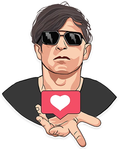 ❤ Стикер «Bdva_band» для Telegram