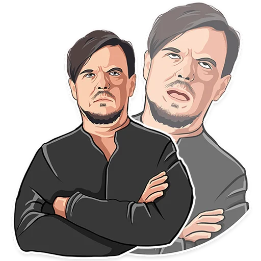 😕 Стикер «Bdva_band» для Telegram