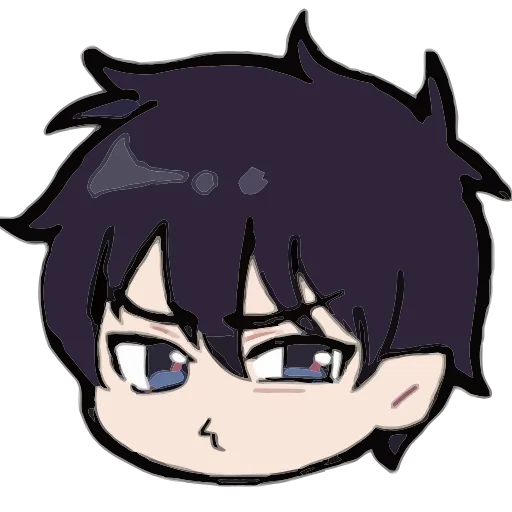 😗 Эмодзи «Blue exorcist Синий экзорцист» для Telegram