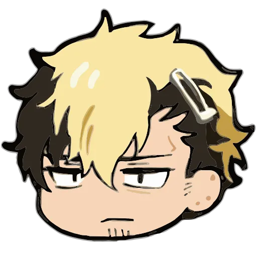 Стикерпак Blue exorcist Синий экзорцист для Telegram