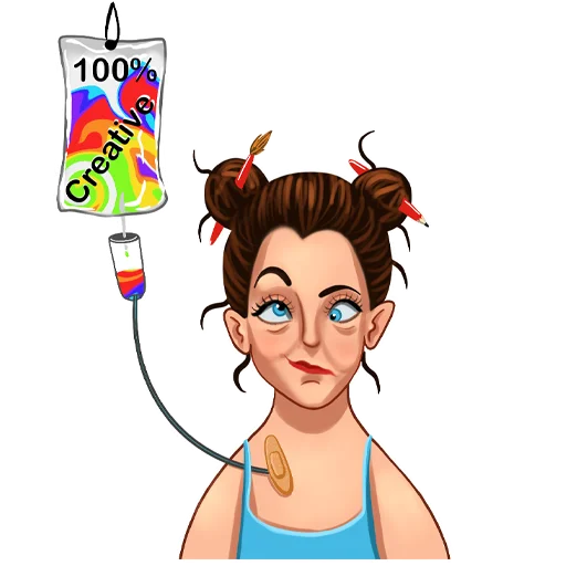 🤪 Стикер «BE ILLUSTRATOR» для Telegram