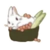 Стикер 25 🐰Rabbit and food
