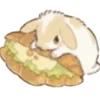 Стикер 3 🐰Rabbit and food