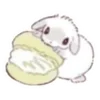 Стикер 58 🐰Rabbit and food