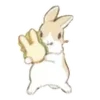 Стикер 9 🐰Rabbit and food