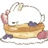 Стикер 2 🐰Rabbit and food