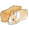 Стикер 15 🐰Rabbit and food