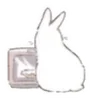 Стикер 33 🐰Rabbit and food