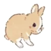 Стикер 14 🐰Rabbit and food