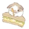 Стикер 53 🐰Rabbit and food