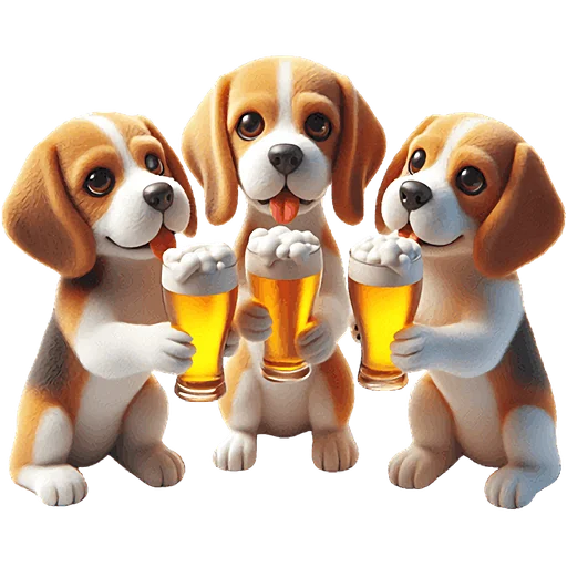 🍺 Стикер «Банда Биглей» для Telegram