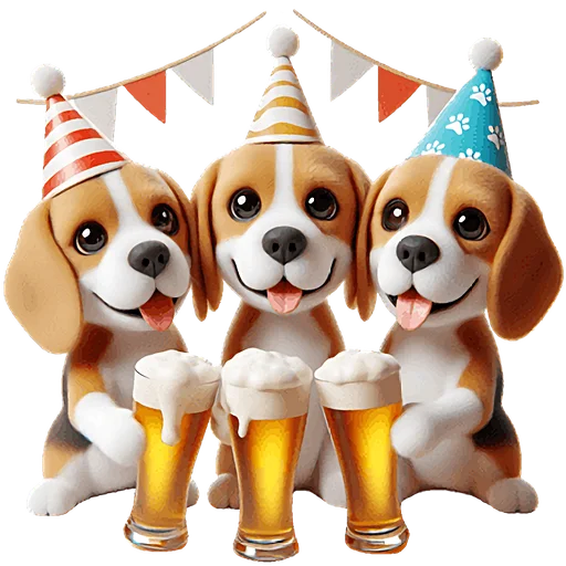 🍺 Стикер «Банда Биглей» для Telegram