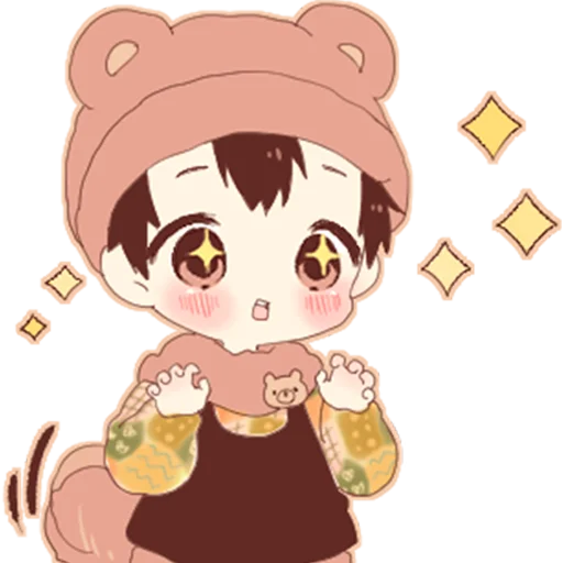 ✨ Стикер «Мишка-кун» для Telegram
