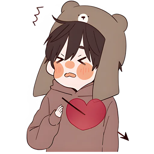 💘 Стикер «Медвежонок» для Telegram