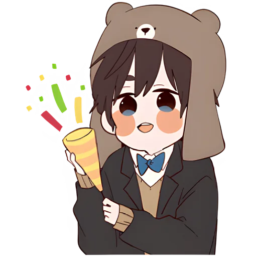 🥳 Стикер «Медвежонок» для Telegram