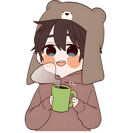 ☕ Стикер «Медвежонок» для Telegram