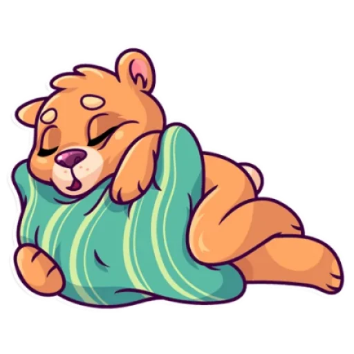 😴 Стикер «Мишка» для Telegram