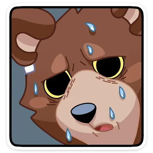 😅 Стикер «Tiny Bunny - Медвежутка без надписей» для Telegram