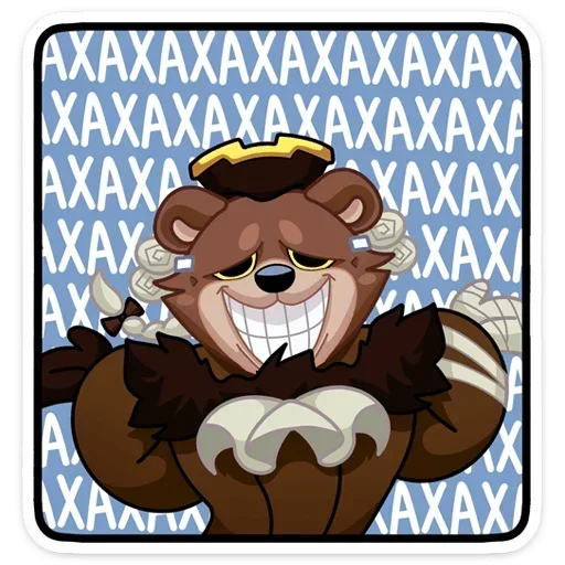 😃 Стикер «Tiny Bunny - Медвежутка без надписей» для Telegram