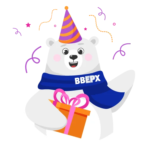 🎉 Стикер «ВВЕРХ» для Telegram
