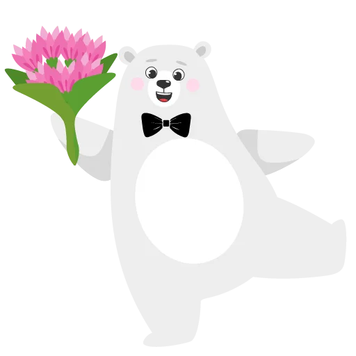 💐 Стикер «ВВЕРХ» для Telegram