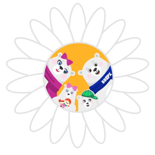 🌼 Стикер «ВВЕРХ» для Telegram