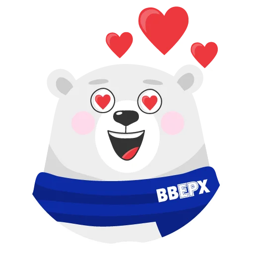 ❤️ Стикер «ВВЕРХ» для Telegram