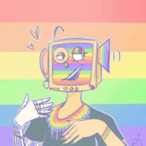 🏳️‍🌈 Стикер «MalBear» для Telegram