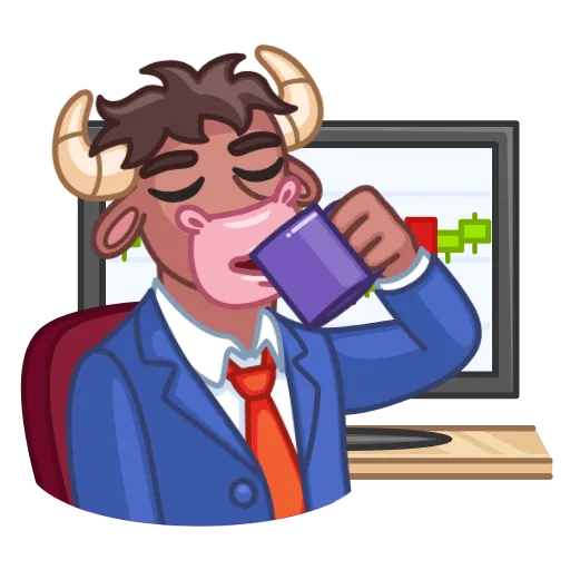 😞 Стикер «Investment Mammals» для Telegram