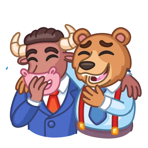 Стикерпак Investment Mammals для Telegram