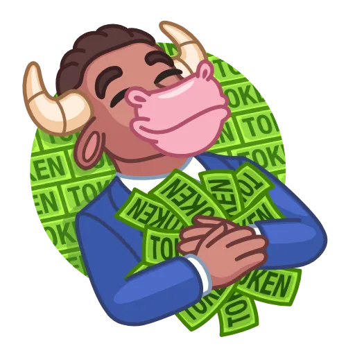 🤑 Стикер «Investment Mammals» для Telegram