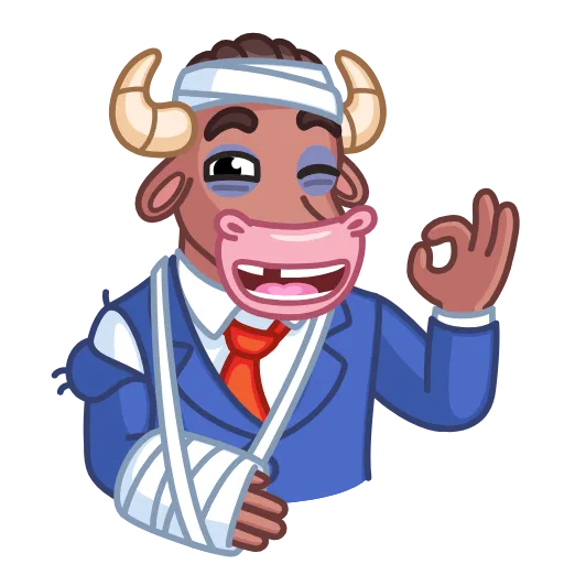 👌 Стикер «Investment Mammals» для Telegram