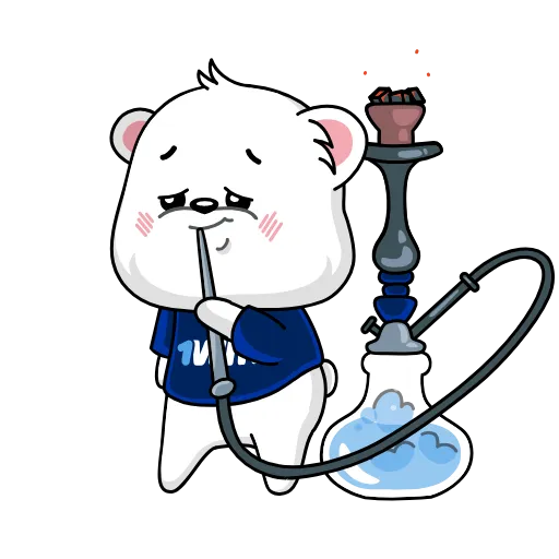 🚬 Стикер «1win LOVE BEARS» для Telegram