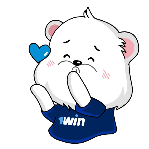 Стикерпак 1win LOVE BEARS для Telegram